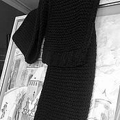 Аксессуары handmade. Livemaster - original item Unisex STYLISH IMAGE half-wool scarf. Handmade.