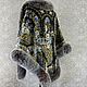 Order Shawls: Pavlovo Posad shawl 'Beloved' with cappuccino-colored arctic fox fur. Olga Lavrenteva. Livemaster. . Shawls1 Фото №3