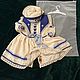 Doll Clothes:sailor dress vintage dolls 19th century. Clothes for dolls. Vintage Teddys House. My Livemaster. Фото №4