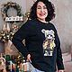 NATALINI Лонгслив из футера "Кошка на Стиле". Лонгсливы. natalini  Женская одежда. Ярмарка Мастеров.  Фото №13