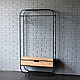 Рейл "Oak Shelf" с выдвижным ящиком, Вешалки, Москва,  Фото №1