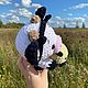 Плюшевая коровка с пчелкой. Амигуруми куклы и игрушки. Loo Knit. Ярмарка Мастеров.  Фото №4