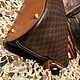 Винтаж: Очень красивая сумка Celine Paris Brown Macadam. Сделано в Италии. Сумки винтажные. Chic bags. Ярмарка Мастеров.  Фото №6