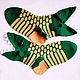 Dragon Socks Green Yellow Bright Socks For Women And Men. Socks. Yuliya Chernova. My Livemaster. Фото №6