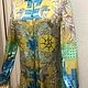 Винтаж: Блузка женская Versace с барочным принтом р.XS (38). Блузки винтажные. Виктория (aifebelle). Интернет-магазин Ярмарка Мастеров.  Фото №2