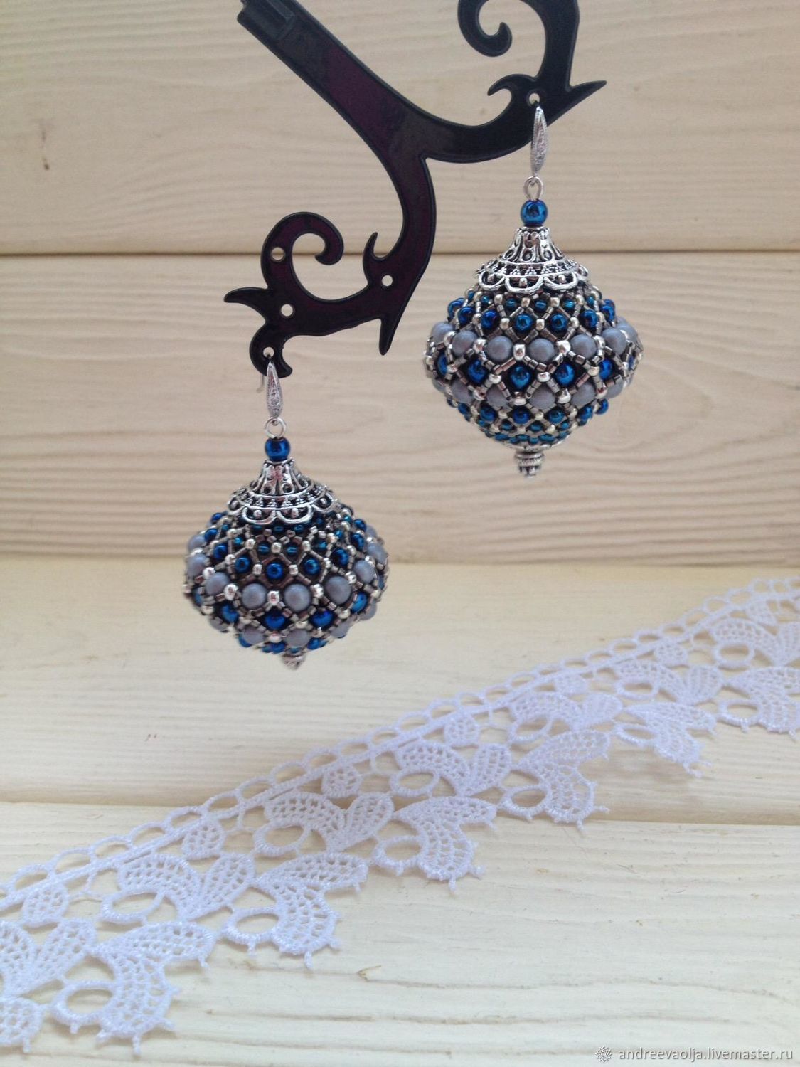 Earrings Are Woven Of Beads And Handmade Earrings Handmade Are Woven Of Beads And Oljaljasoutache