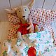 Llama Red Pajamas. Stuffed Toys. Rukodelki from Mari. My Livemaster. Фото №5