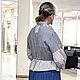 Жакет льняной Серый. Жакеты. Татьяна Тябут (bohospb). Интернет-магазин Ярмарка Мастеров.  Фото №2