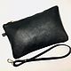 Order clutch bag of genuine leather. Mad Cat. Livemaster. . Clutches Фото №3