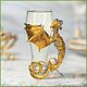 Beer glass 'Dragon' z10844, Wine Glasses, Chrysostom,  Фото №1