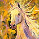 Oil painting on canvas. Horse Good Luck, Pictures, Moscow,  Фото №1