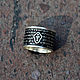 Wide ring with the prayer Our Father in Armenian made of silver DS0036. Religious ring. Sunny Silver. My Livemaster. Фото №4