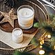Новогодняя свеча с ароматом Хвойный лес. Свечи. SANNY CANDLE - соевые свечи handmade. Ярмарка Мастеров.  Фото №5