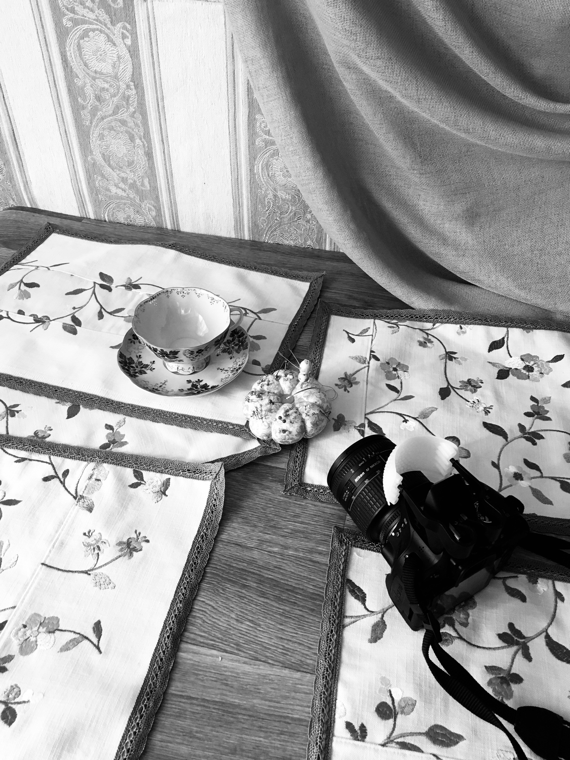 Немного рабочего процесса, фотографируем