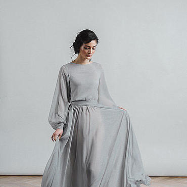 Серое Платье Невесты фото 36