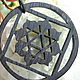 Подвес Дурга Янтра, дерево, венге. Оберег. Yantra Wood. Интернет-магазин Ярмарка Мастеров.  Фото №2