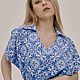 Блузка "Майолика". Блузки. Knyazeva_pro_atelier. Ярмарка Мастеров.  Фото №4