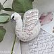 Order Swan brooch embroidered with beads. vettochka. Livemaster. . Brooches Фото №3