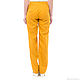Trousers linen basic amber color. Pants. LINEN & SILVER ( LEN i SEREBRO ). Ярмарка Мастеров.  Фото №4