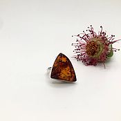 Украшения handmade. Livemaster - original item Ring with amber b. Handmade.