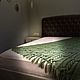  Comfy green. Пледы. Комфи (Ольга). Ярмарка Мастеров.  Фото №4