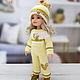 Order Clothes for Paola Reina dolls. Olive-yellow set with hood. DeSouris (desouris). Livemaster. . Clothes for dolls Фото №3