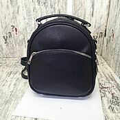 Сумки и аксессуары handmade. Livemaster - original item Backpack- bag made of genuine leather. Handmade.
