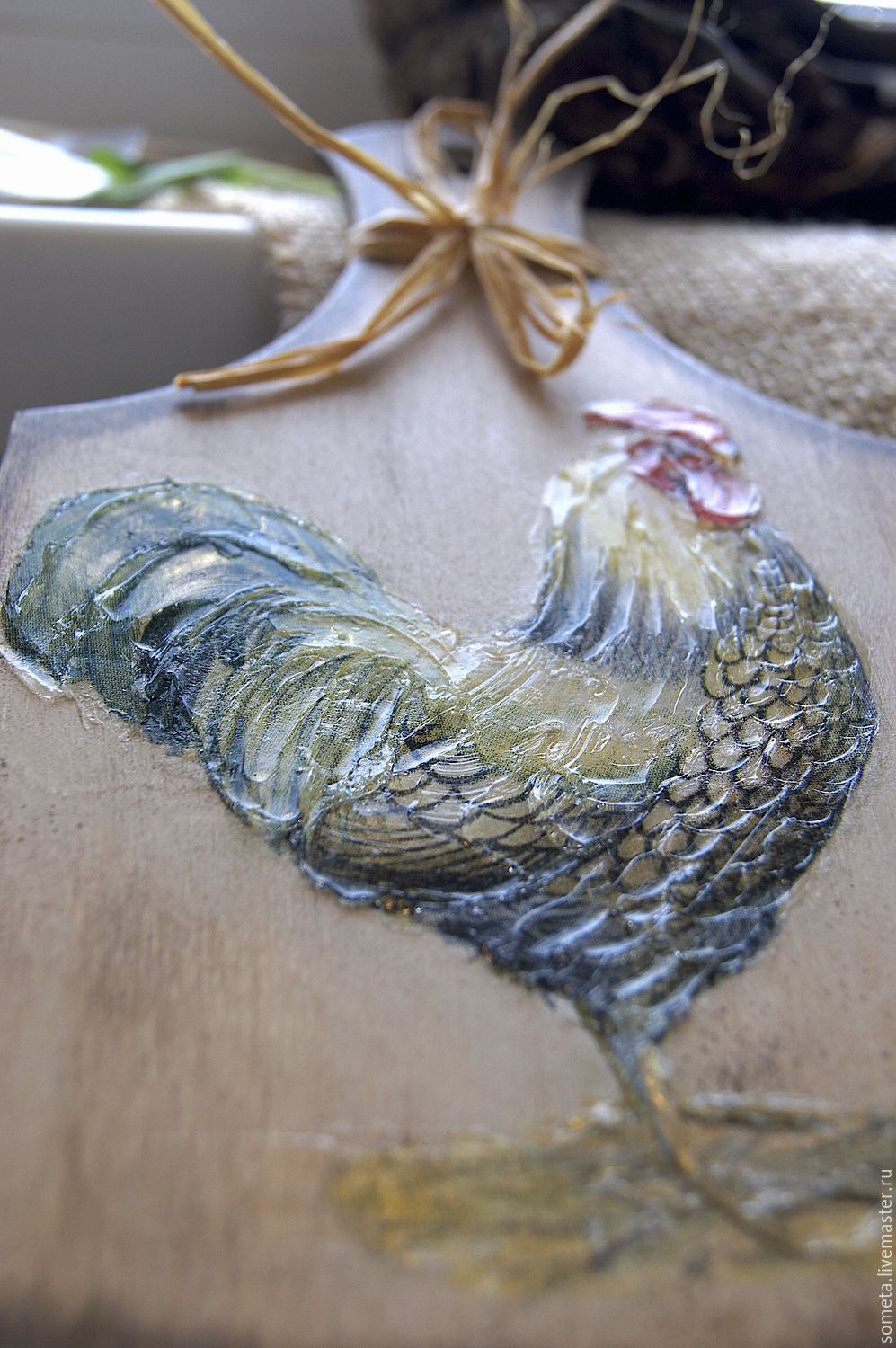 Доски декоративные "Петух и курочка 3D" в интернет-магазине на Ярмарке ...