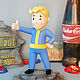 Заказать Vault-boy | Fallout | Мальчик из Убежища Фаллаут. FCS | Workshop. Ярмарка Мастеров. . Статуэтка Фото №3