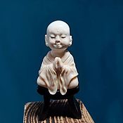 Для дома и интерьера handmade. Livemaster - original item Little Monk. Miniature composition. Handmade.