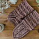  НОСКИ С ЖАККАРДОВЫМ УЗОРОМ. Носки. CozyWool by Maria. Ярмарка Мастеров.  Фото №6