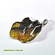 Amber. Pendant 'Buttercups-flowers 12'. Pendants. Amber is a warm stone. My Livemaster. Фото №6