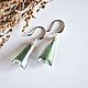 Earrings with crystals - emerald. Earrings. Olga Lado. Online shopping on My Livemaster.  Фото №2