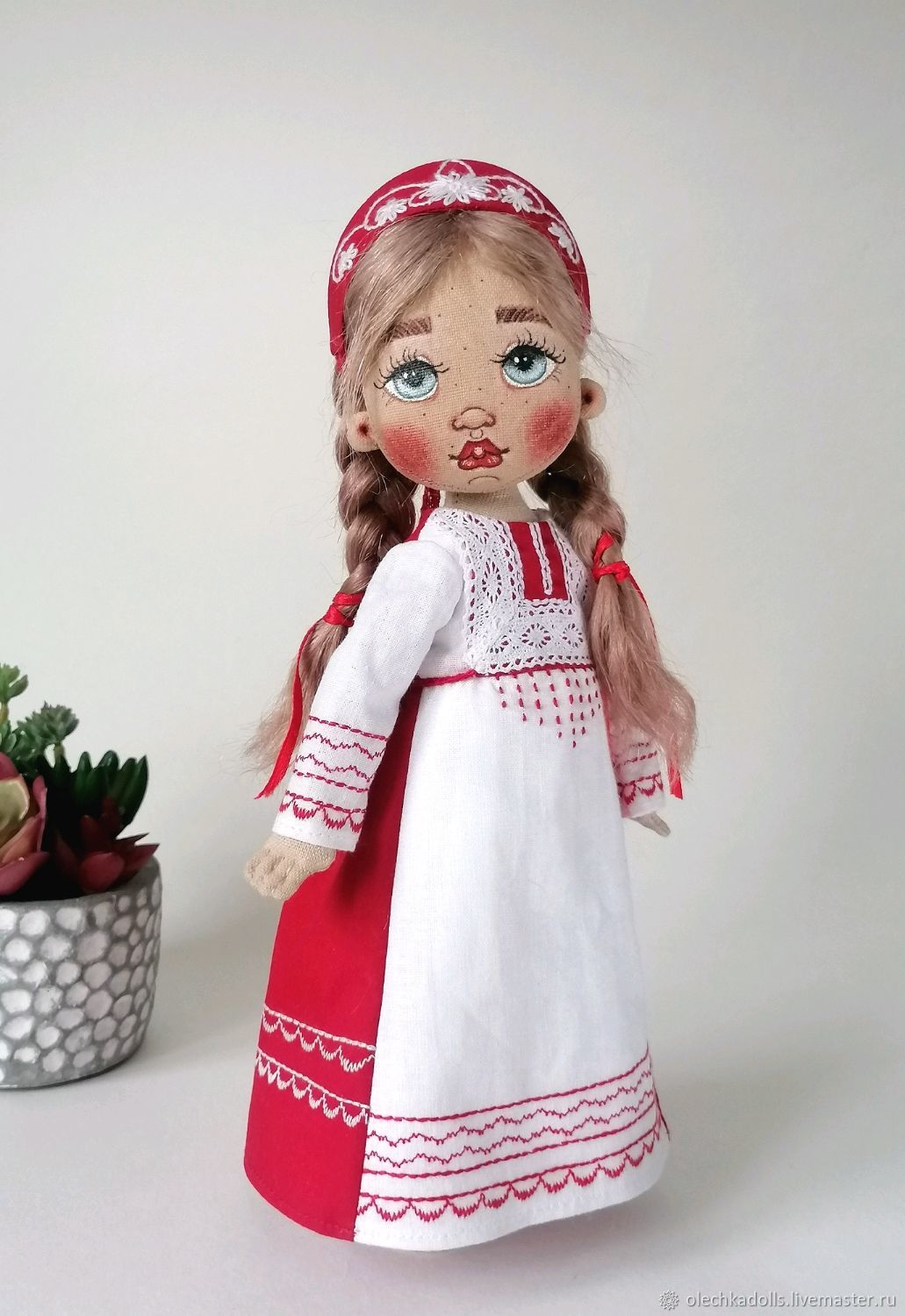 Текстильная кукла в русском народном стиле купить в интернет-магазине ...