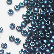 Материалы для творчества handmade. Livemaster - original item Czech beads 10/0 Metallic Blue 94109 10 g Preciosa. Handmade.