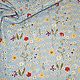 Шитье мелкие цветы на голубом, Ткани, Москва,  Фото №1