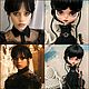Уэнсдей кукла Блайз. Custom Blythe Doll Wednesday, Портретная кукла, Москва,  Фото №1