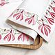 Hot napkin with embroidery 'Cyclamen», Tablecloths, Moscow,  Фото №1