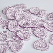 Материалы для творчества handmade. Livemaster - original item Embroidery, lace, applique delicate, small heart FSL free. Handmade.