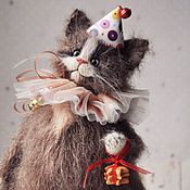 Куклы и игрушки handmade. Livemaster - original item Who is the cat on a holiday invite. Handmade.