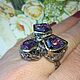 Trinity ring with freeform amethysts', Rings, Voronezh,  Фото №1
