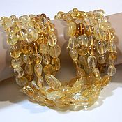 Материалы для творчества handmade. Livemaster - original item Citrine Galtovka Beads. Thread. Handmade.
