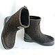 Boots men's Comfort dark brown. Felt boots. Zhanna. Online shopping on My Livemaster.  Фото №2
