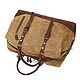 Дорожная сумка из натуральной итальянской кожи и канваса. Дорожная сумка. Camelbags. Ярмарка Мастеров.  Фото №9