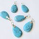 Drop pendant, Drop pendant, Turquoise, Blue, Pendants, Ekaterinburg,  Фото №1