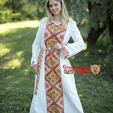 Одежда ручной работы. Ярмарка Мастеров - ручная работа Платье Лебедушка. Handmade.