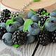 Bracelet made of polymer clay with blueberries. Chain bracelet. Polymer Fox Shop. Online shopping on My Livemaster.  Фото №2
