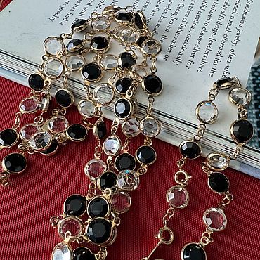 Винтаж ручной работы. Ярмарка Мастеров - ручная работа Винтаж: Swarovski комплект безель и браслет. Handmade.