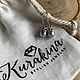Серебряные серьги кольца с серым жемчугом. Серьги классические. Марина Куракина(natural-kamni) (natural-kamni). Ярмарка Мастеров.  Фото №4