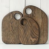 Посуда handmade. Livemaster - original item Set of oak cutting boards 